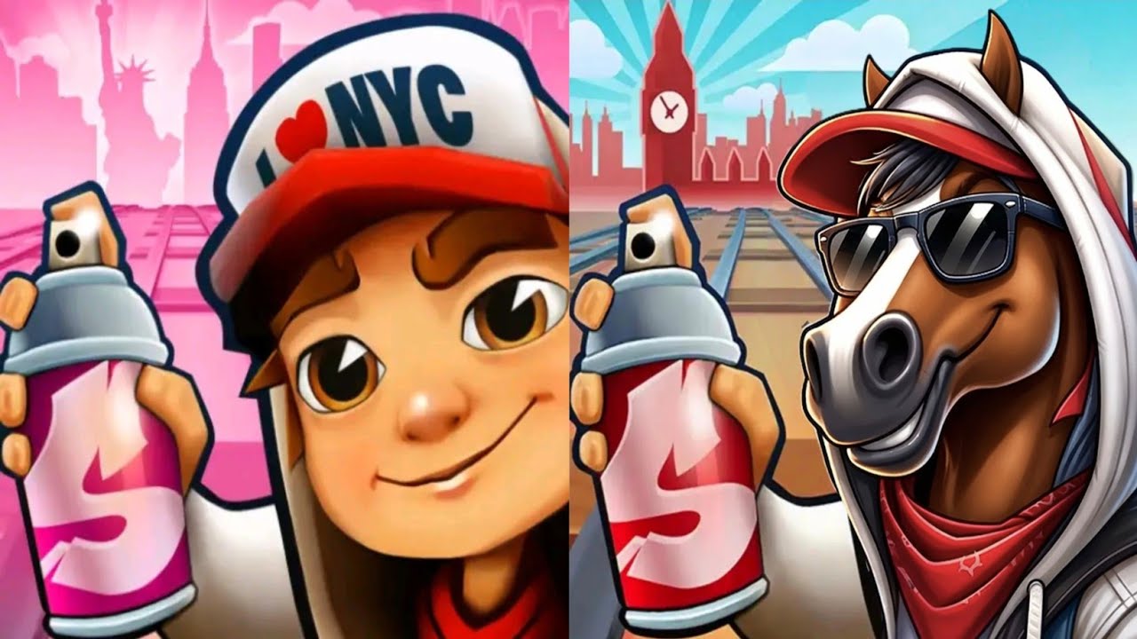 Subway surfers : New York 2021 🆚 London 2026 Map comparison