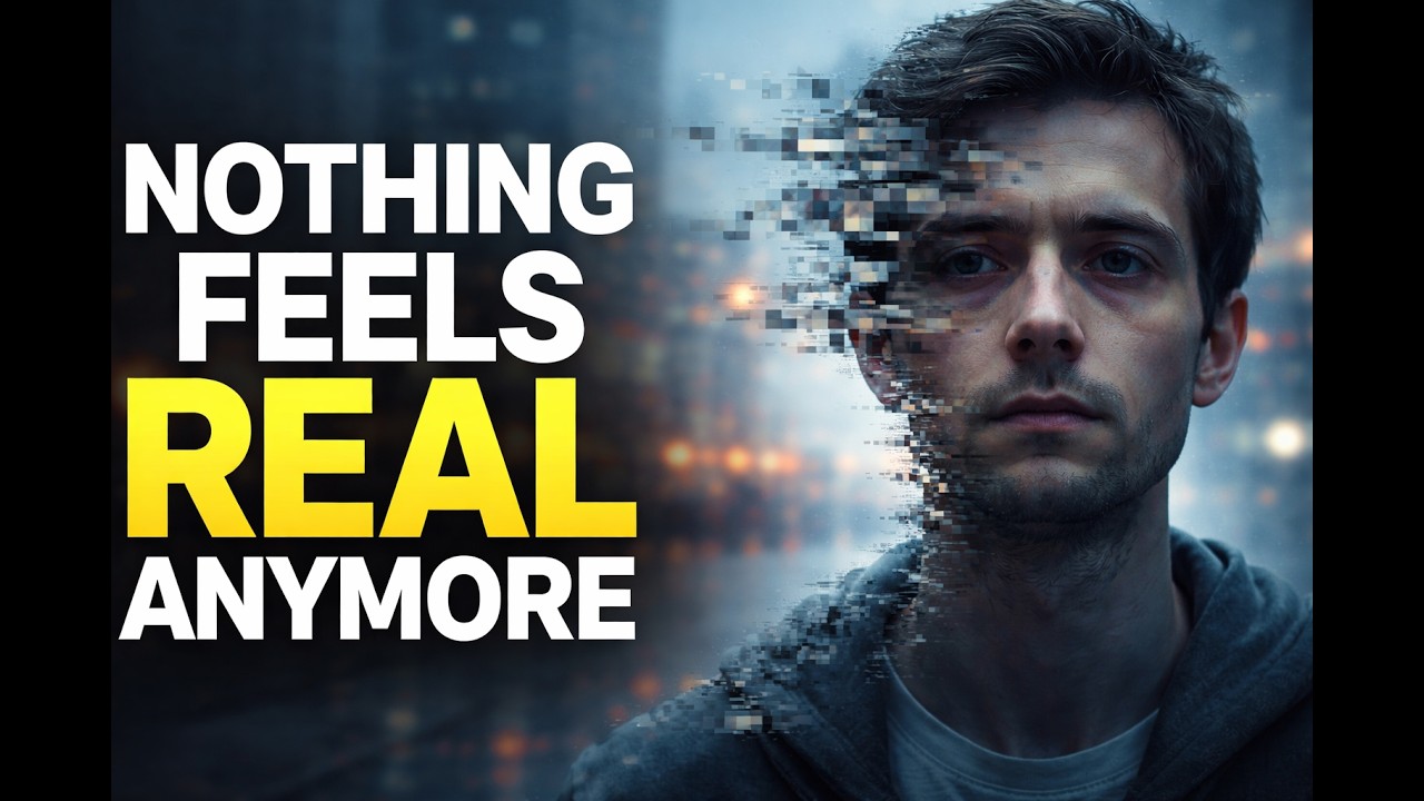 Nothing feels real anymore  Psychologically explained #ExistentialPsychology#SelfAwareness