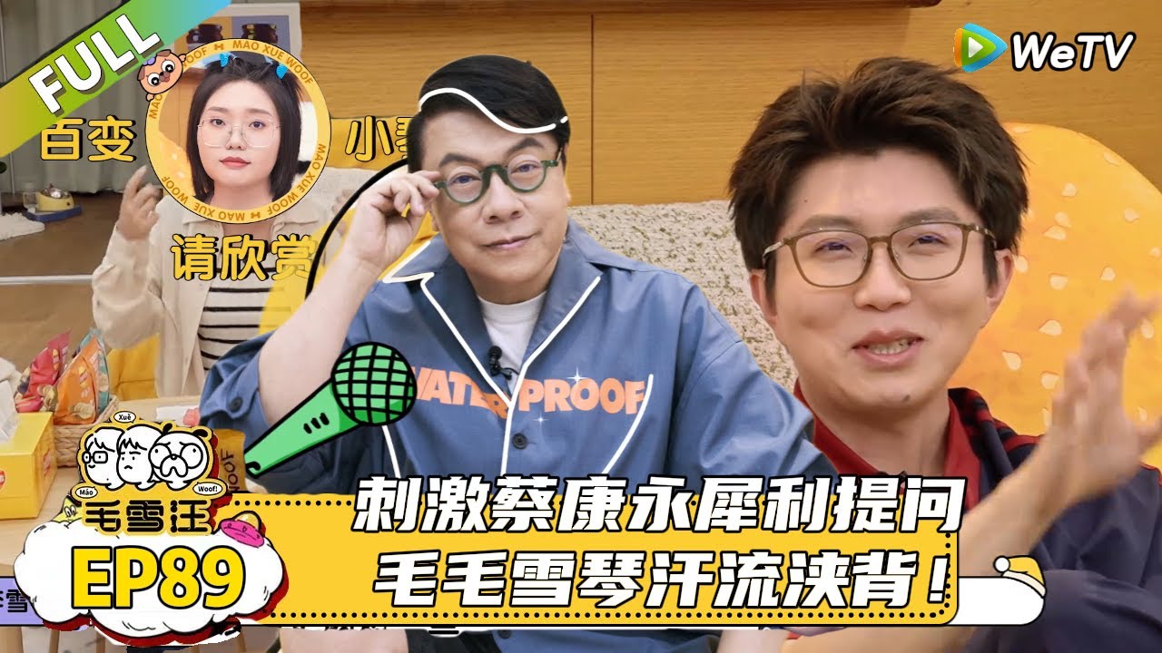 【毛雪汪】 第89期：蔡康永爆当年《康熙来了》一天录五期，毛雪汪玩卡牌全靠审美！|《毛雪汪》 #综艺 #毛雪汪#李雪琴#毛不易#蔡康永