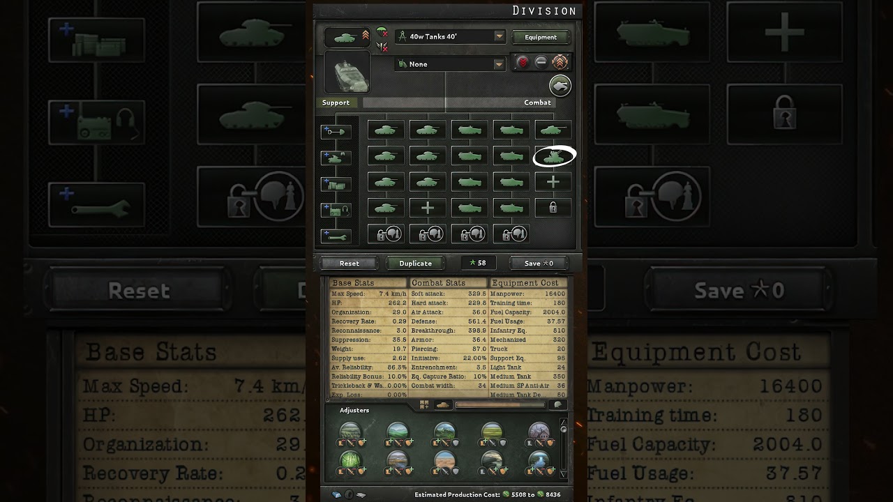The Meta Tank Division Design Currently In #hoi4 #tankdesign