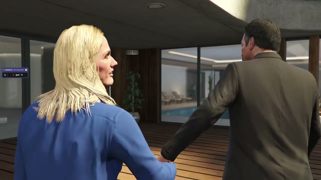 GTA V Enhanced gameplay Buying /exploring mansion