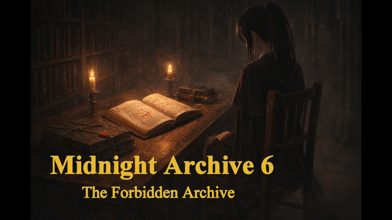 Dark Academia Library Ambience | Midnight Archive 6 &mdash; The Forbidden Archive