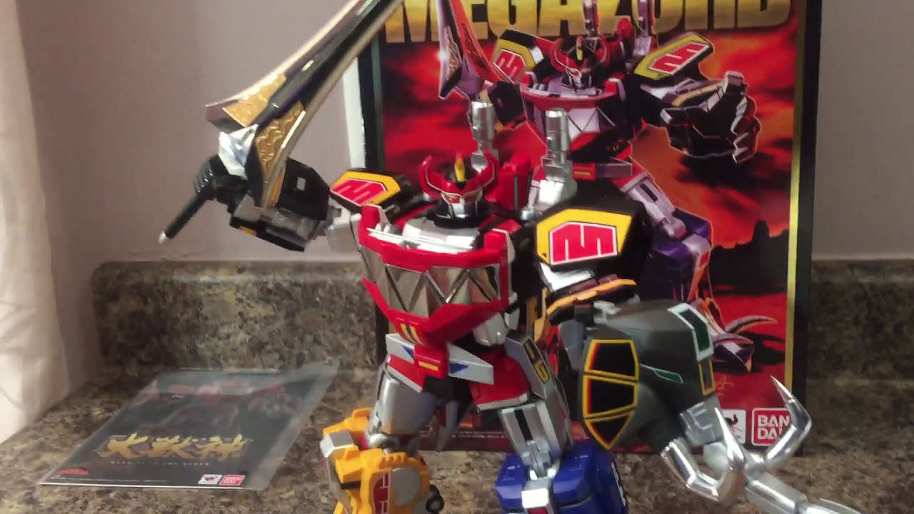 Soul of chogokin GX-72 megazord power rangers en español