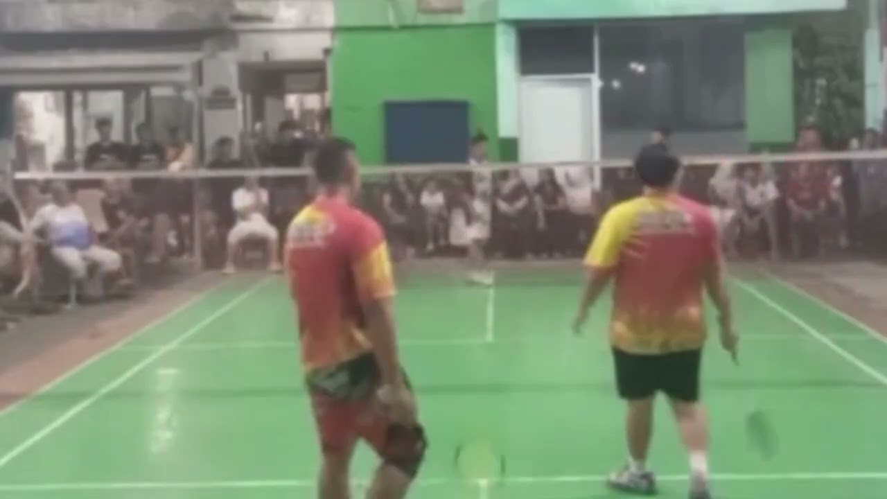 PART II SET I. FINAL BULU TANGKIS GANDA PUTRA TIM III RW 021B CIKARANG VS RW 022 CIBITUNG