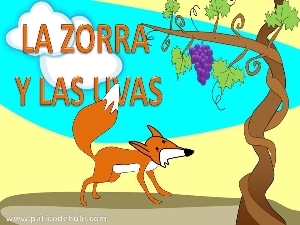 La zorra y las uvas - fábulas para niños - cuentos con moraleja