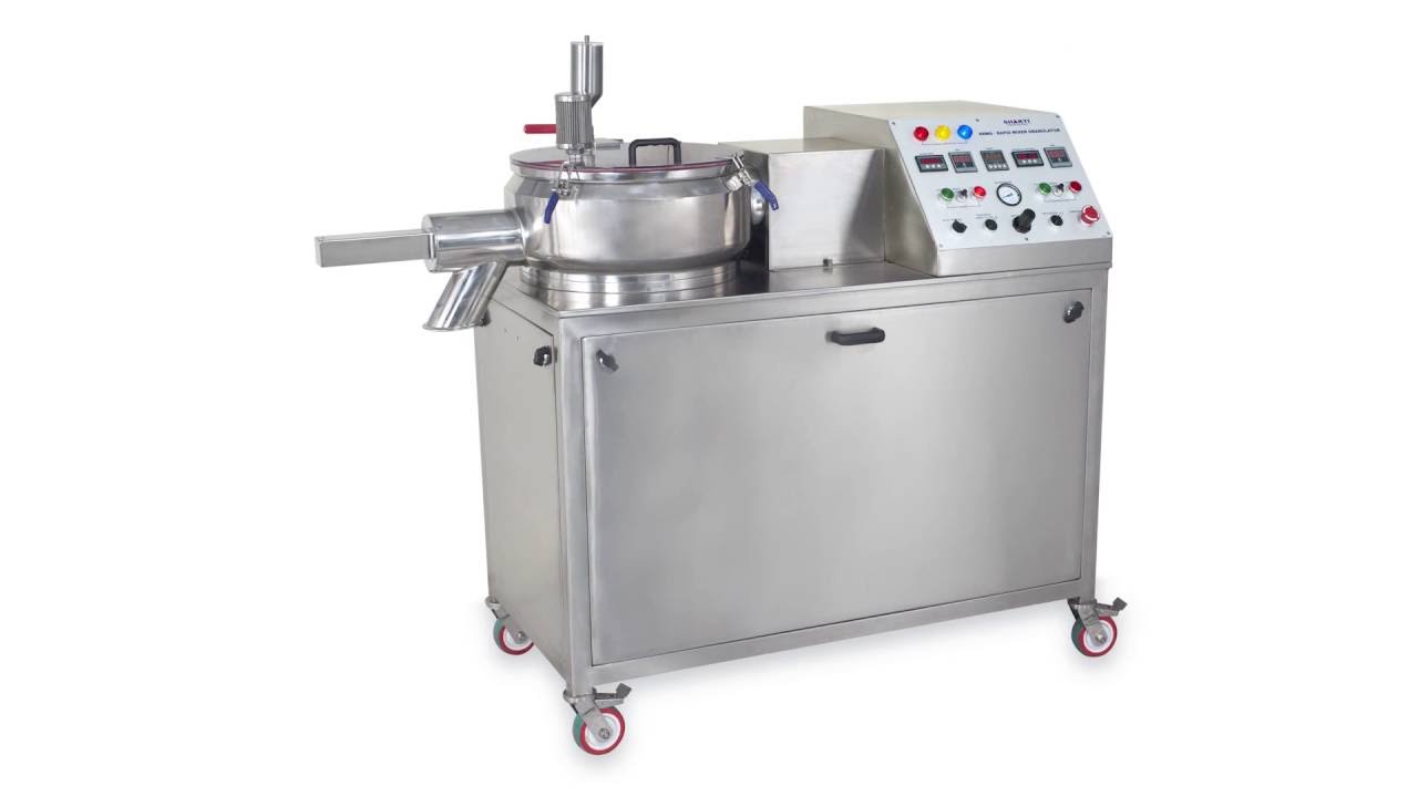 RAPID MIXER GRANULATOR   10 KGS 25 LTR