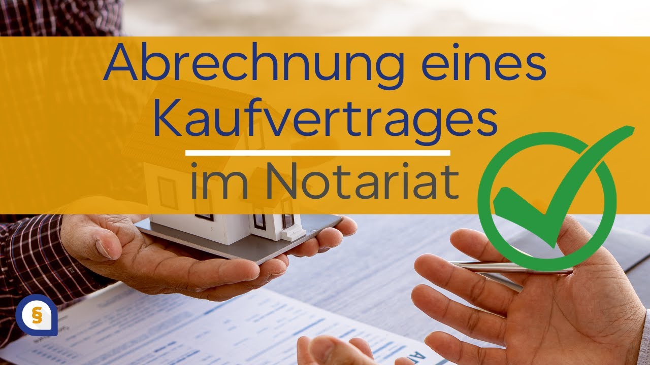 Abrechnung eines einfachen Kaufvertrages