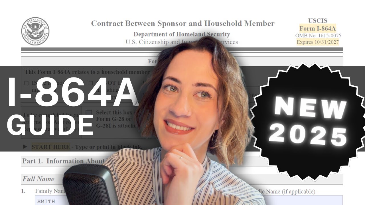 *NEW* I-864A 2025 GUIDE