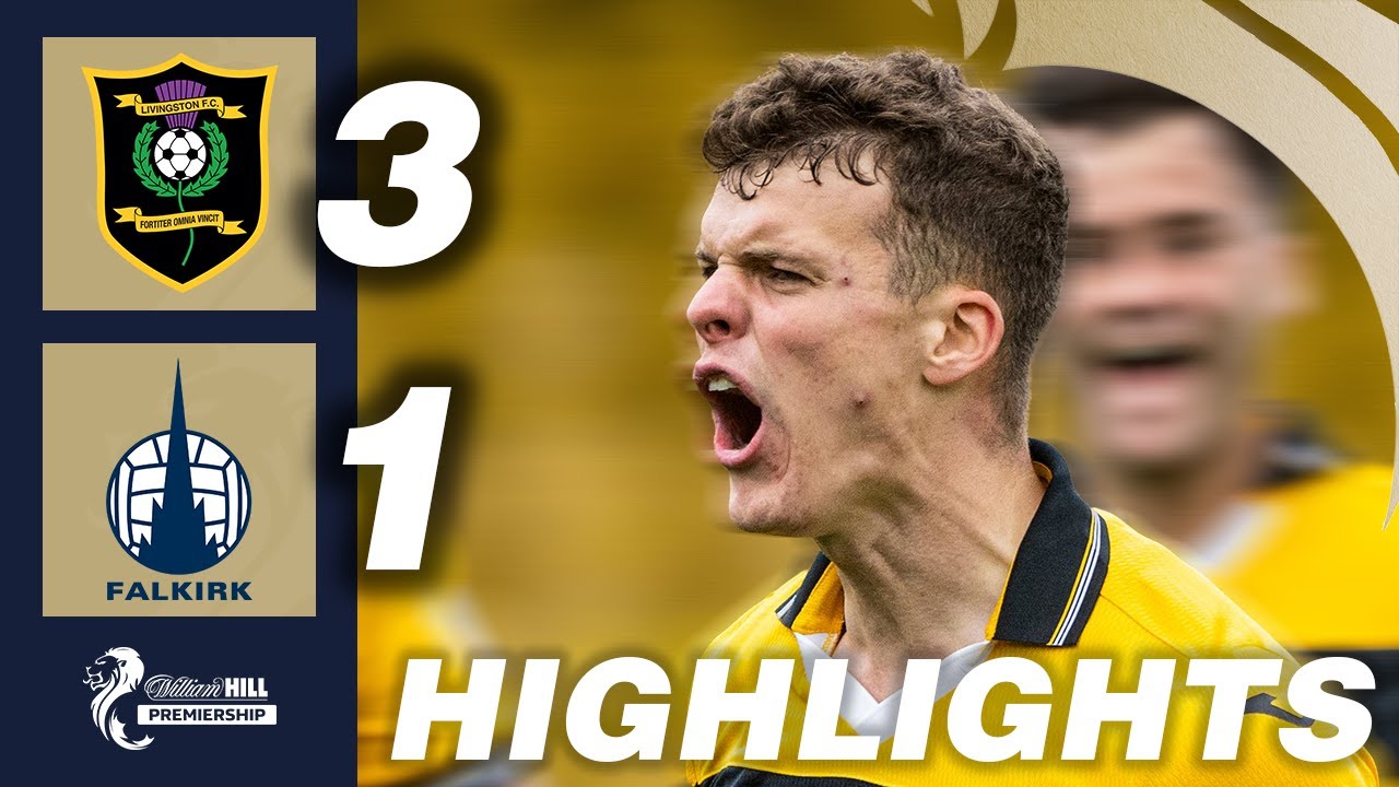 Livingston 3-1 Falkirk | HIGHLIGHTS | William Hill Premiership