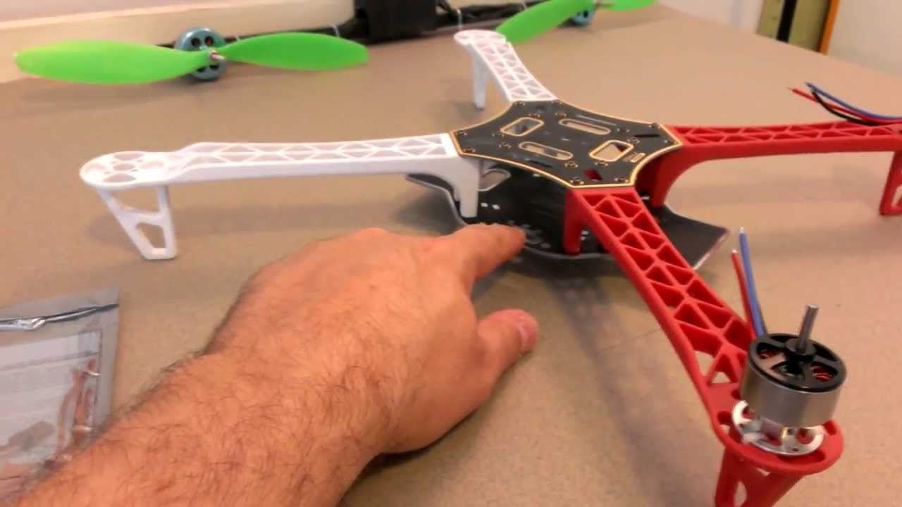 Comparing DJI Flamewheel F450 with NAZA-M to a F450 Clone budget quad (Part 1)