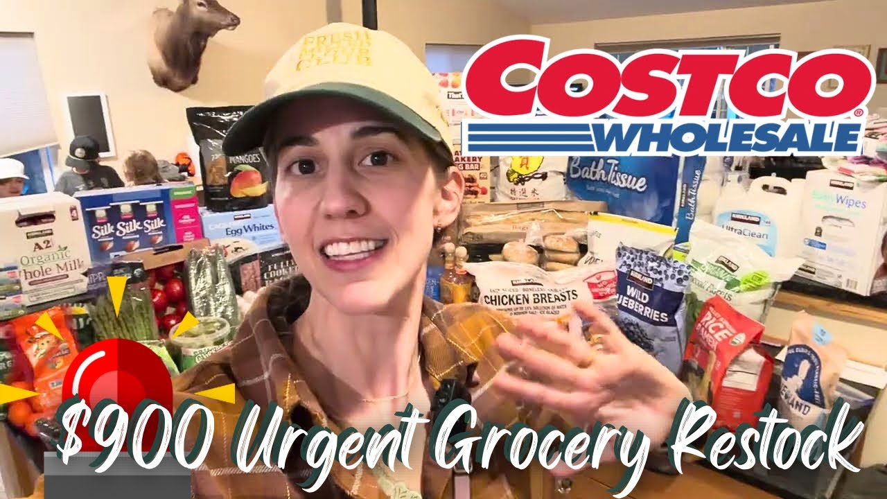 Огромная закупка продуктов в Costco и пополнение запасов в кладовой для моей семьи из 7 человек!
