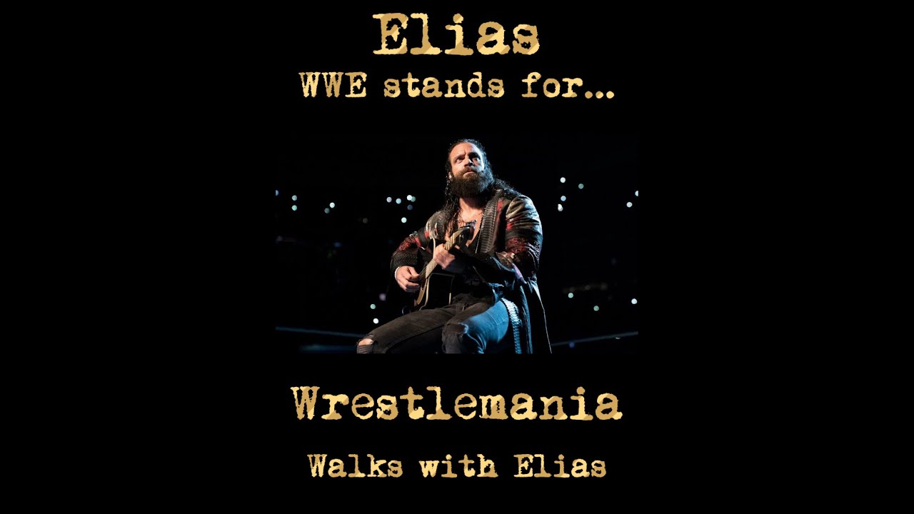 Elias perfroms Seven Nation Army and 70,000 + fans WALK WITH ELIAS at Wrestlemania 35