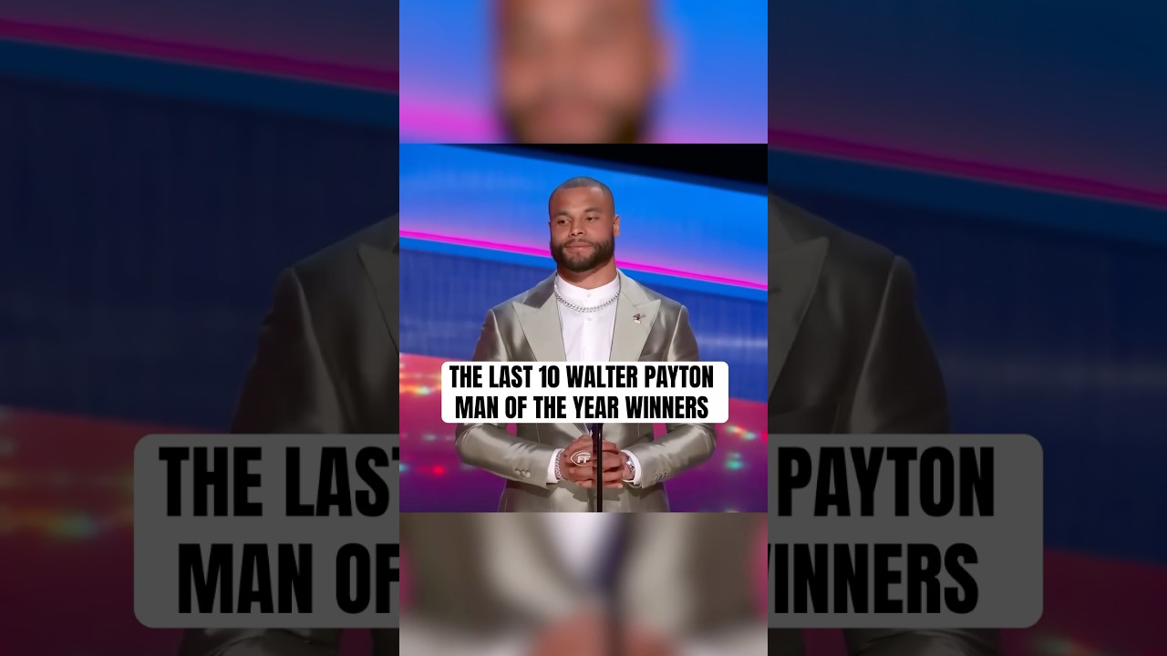 The Last 10 Walter Payton Man Of The Year Winners