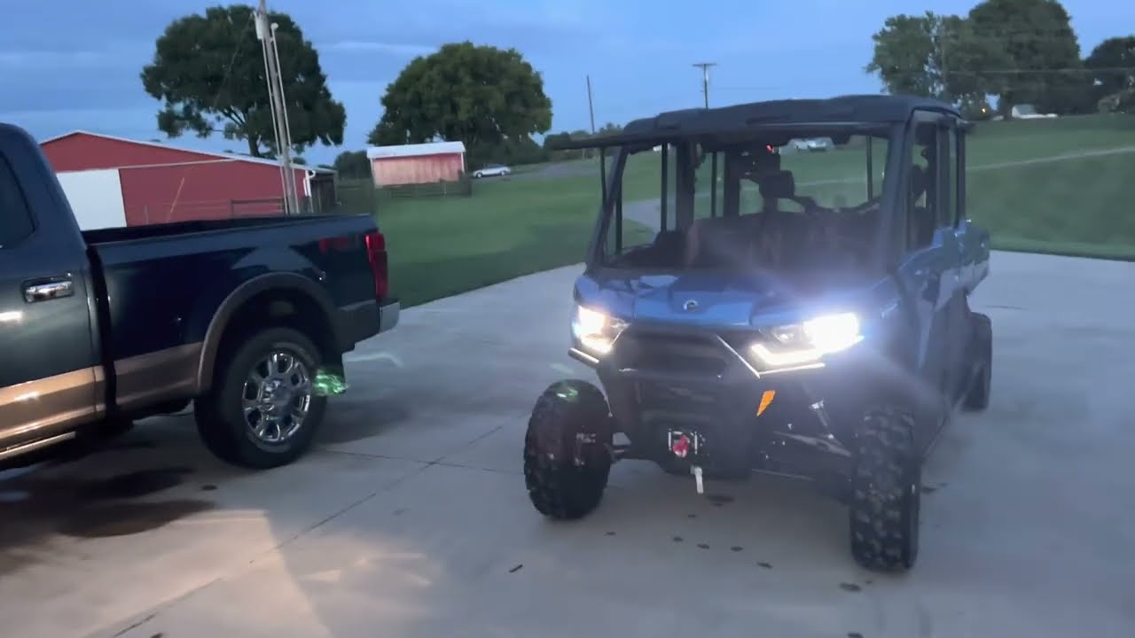 Cheap LED headlights for any Can-am defender