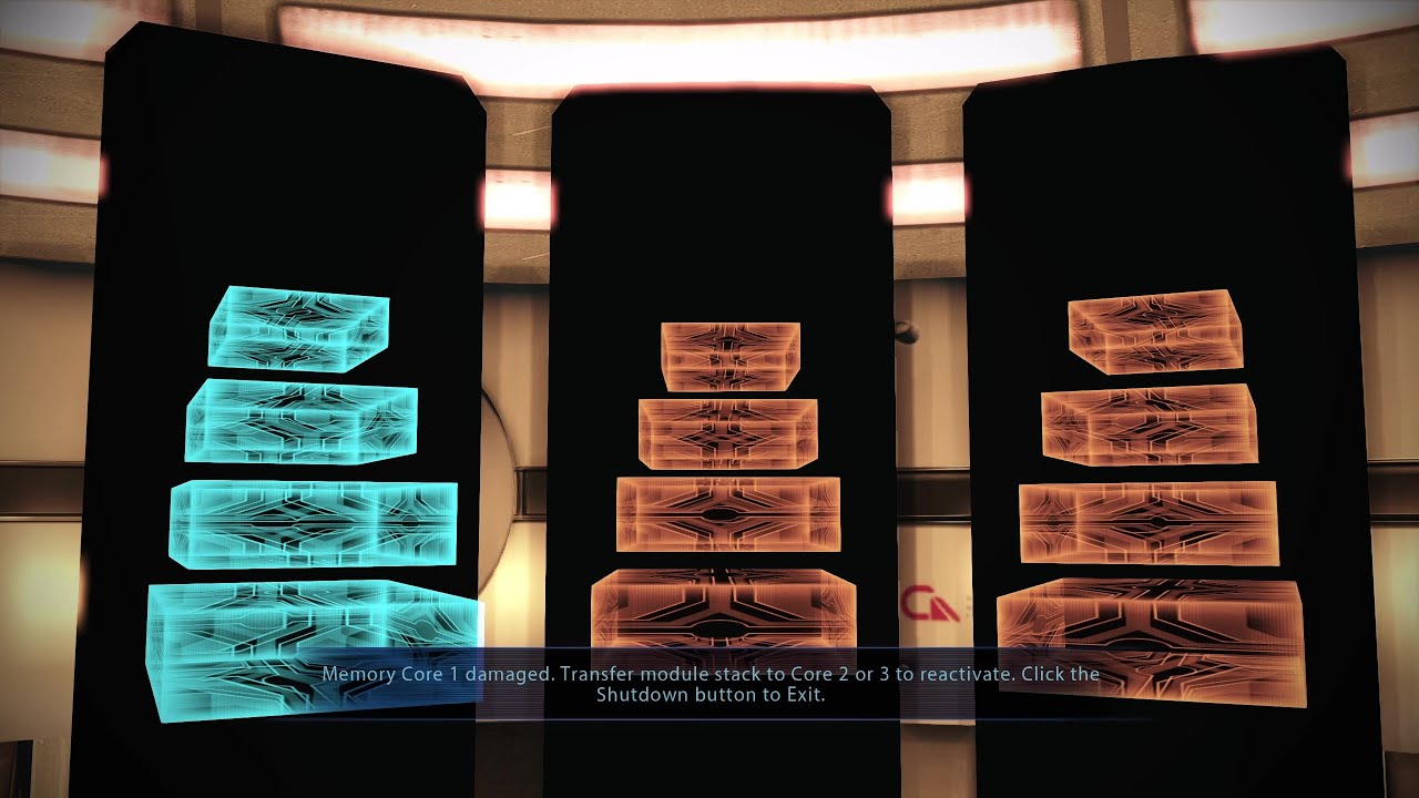 Mass Effect 1 - Noveria Memory Code Access Puzzle - Solution