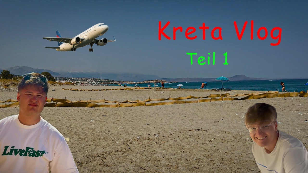 FAST MIT FLUGZEUG ABGESTÜRZT & JETSKI GEFAHREN BEI 5M MONSTERWELLEN!!! ☠️😱 | Kreta Teil 1