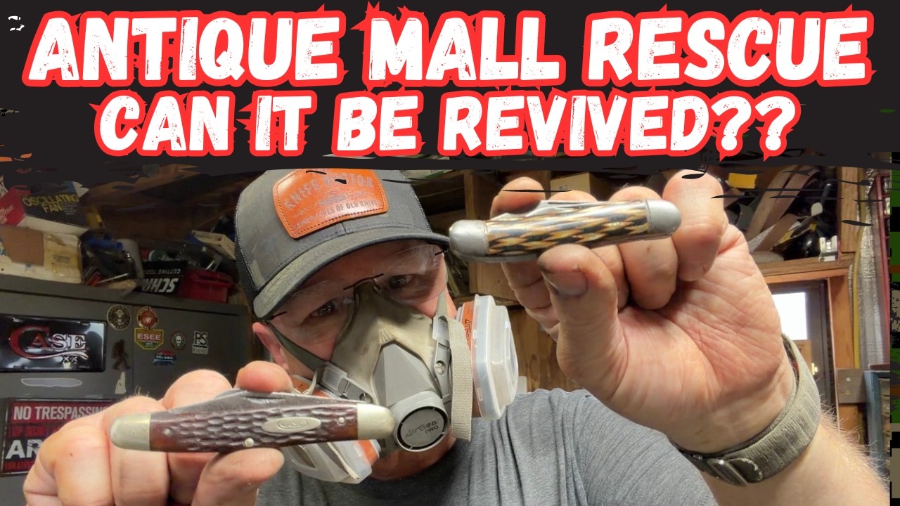 CAN THIS RUSTY KNIFE BE REVIVED? Antique Mall Find Rescue!