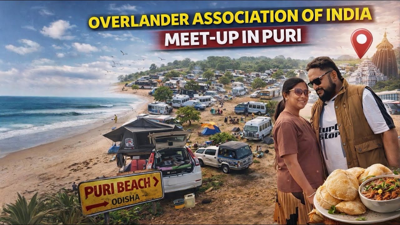 New Year Par Puri Pahunch Gaye 🏖️🎉 | Punjab Se Odisha | Vanlife Journey 🚐