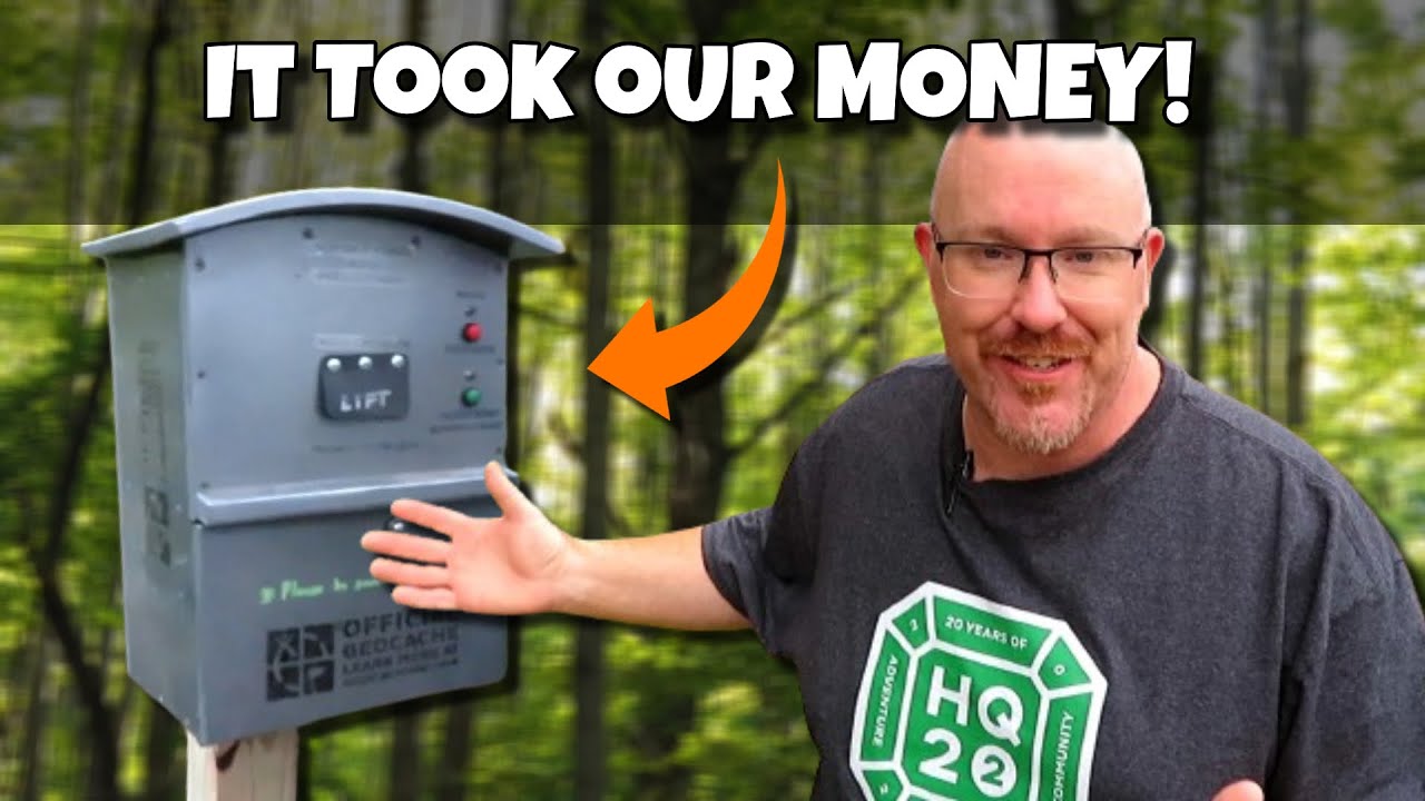 This Geocache Took Our Money! (Did It Give It Back?)