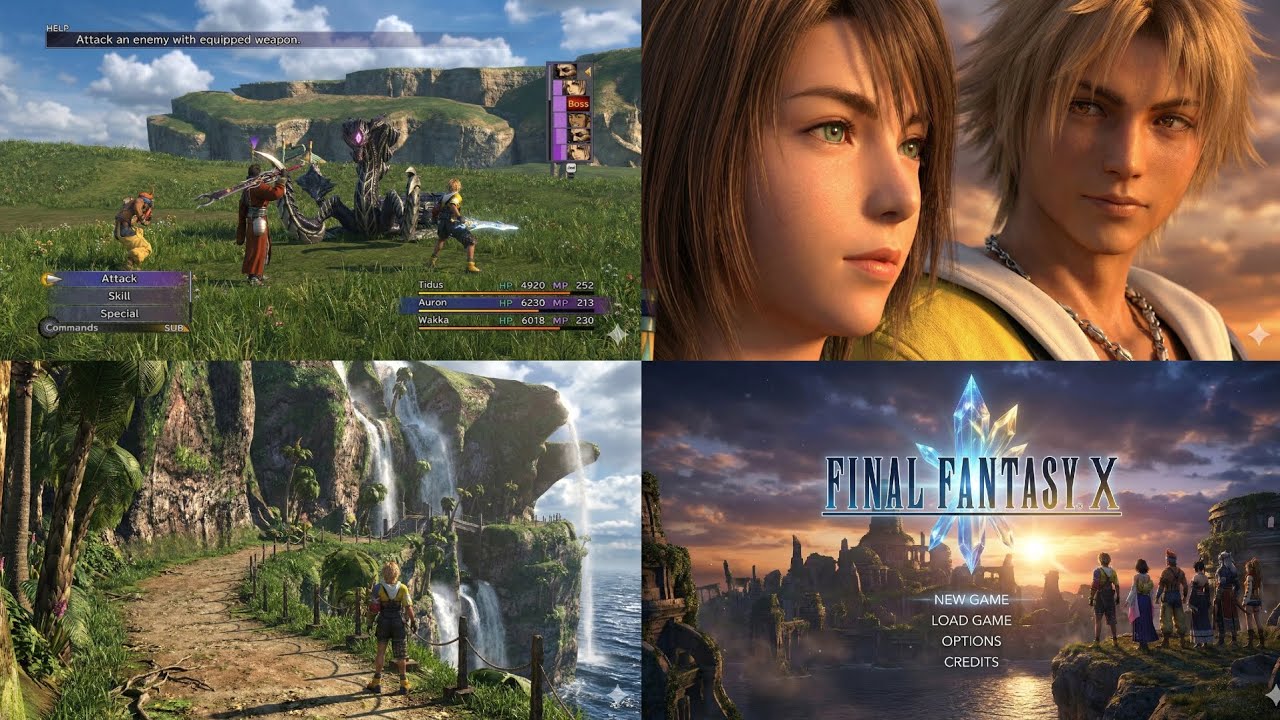 Final Fantasy 10 Remake Gameplay Trailer 