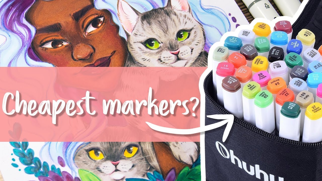 SUPER CHEAP MARKERS & COLOR PENCILS - OHUHU Art Supplies