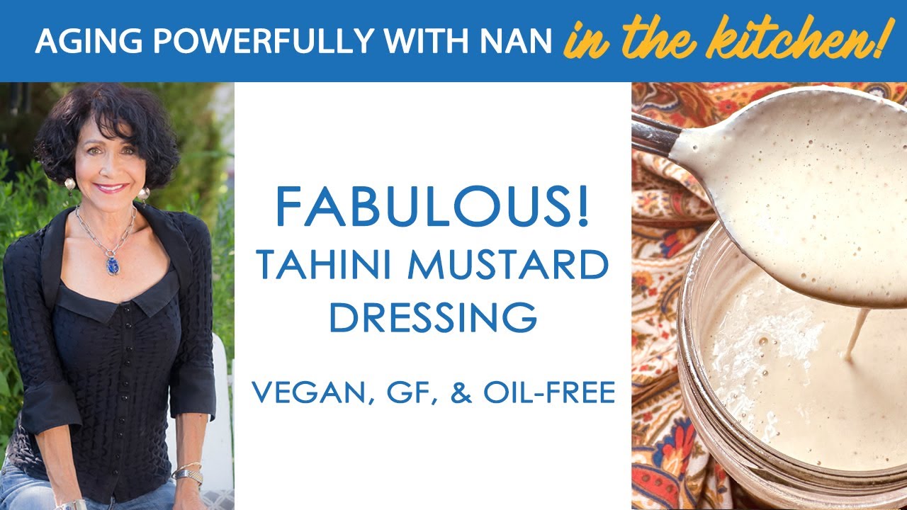 FABULOUS! Tahini Mustard Dressing—Vegan & Oil Free
