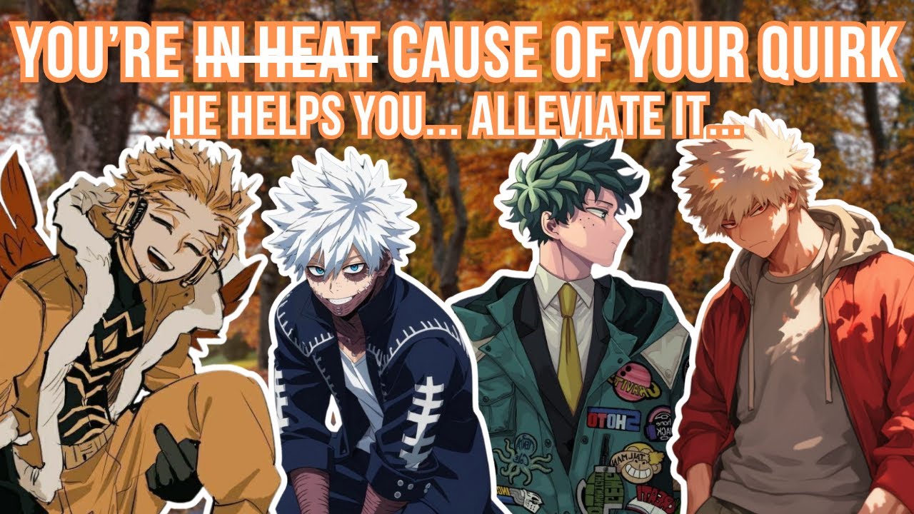 Y n has a bunny quirk and is in heat so the character helps her alleviate it with his scent