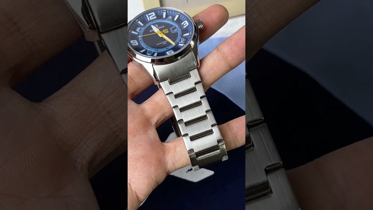 NAVIFORCE Watch NF8044 Quartz Calendar Watch (Casual & Minimalist Style)#shorts