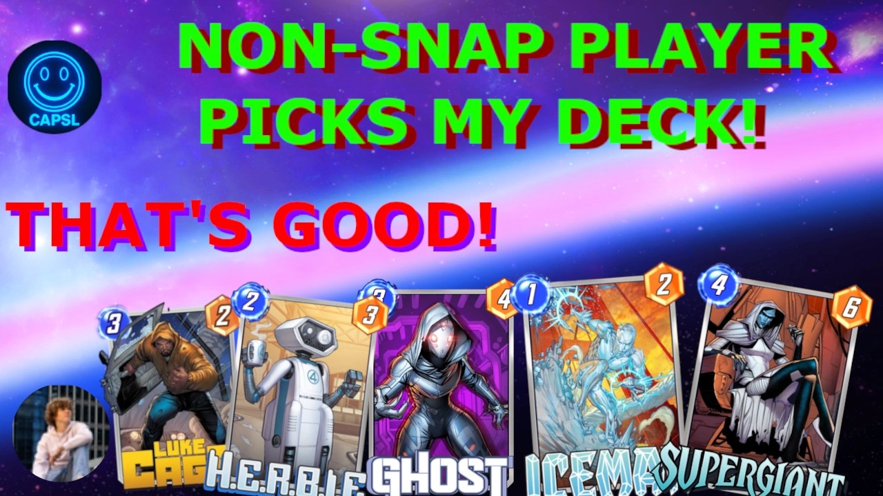 NON MARVEL SNAP PLAYER LOADS MY DECK!! || Marvel SNAP