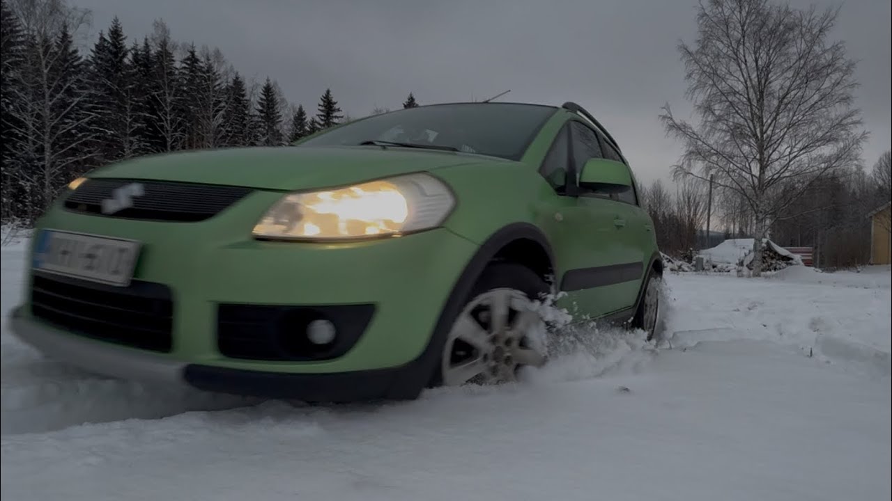Suzuki SX4 4x4 umpihanki testiä..Usko jo hyvä mies!