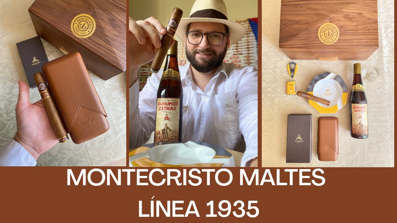 ⚜️ Montecristo Maltés Línea 1935 ⚜️ / Purera de piel Montecristo ⚜️