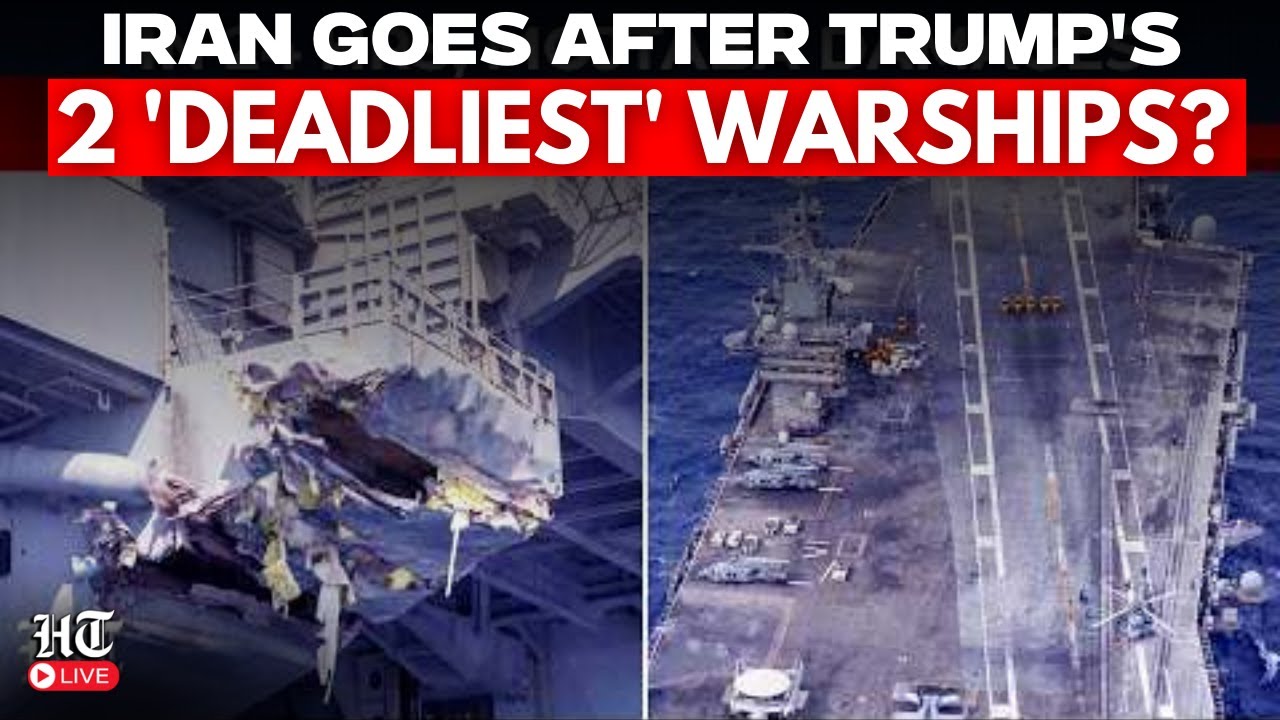 US Iran War Live | Iran Damages USA's 2 Biggest Warships | Iran Attacks USS Abraham Lincoln