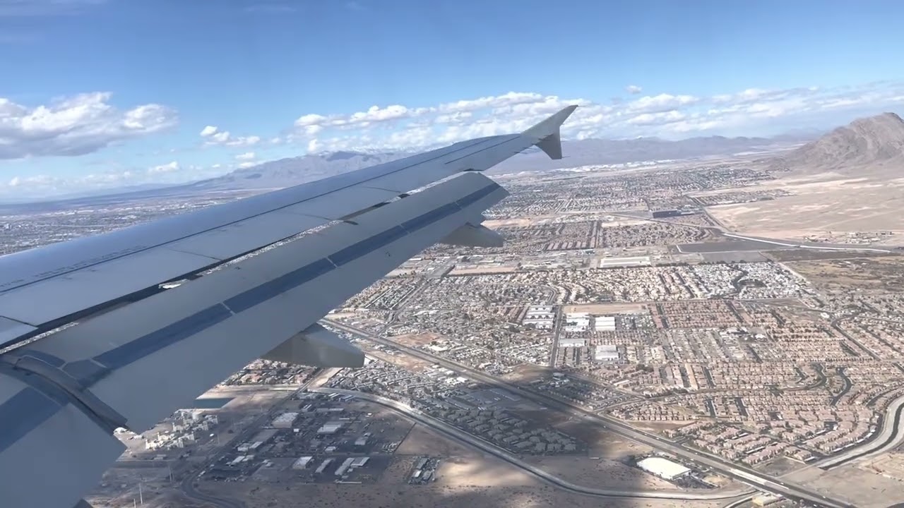 Landing in Las Vegas, Nevada (LAS) runway 26L on a @jetblue A320 from New York JFK