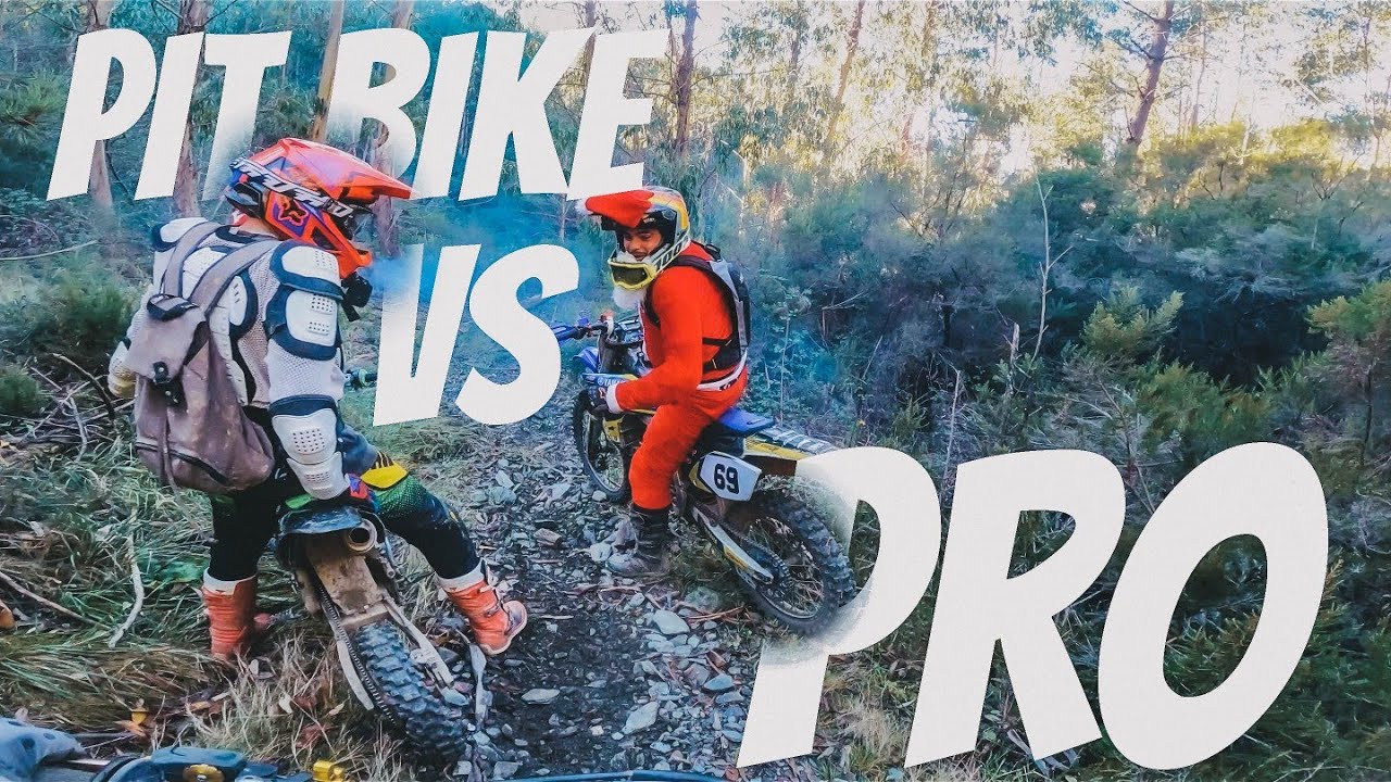 PIT BIKE VS ENDURO PROS