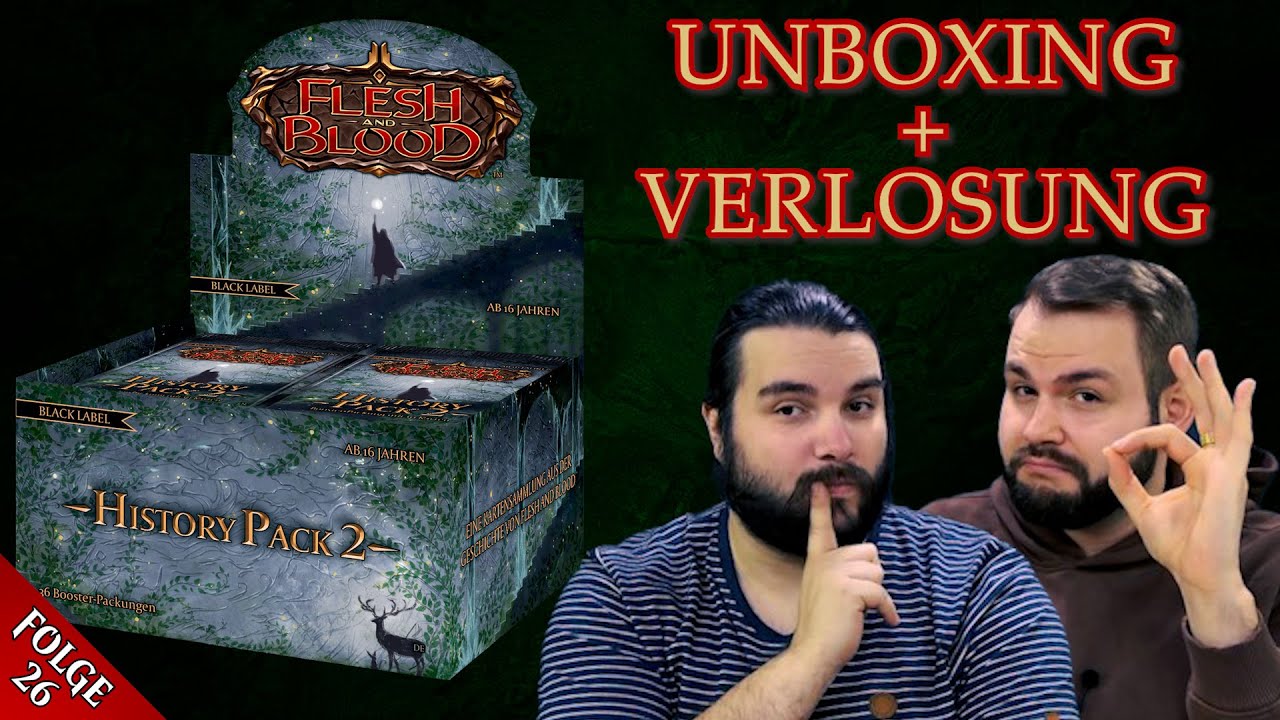Flesh and Blood History Pack 2 Black Label Display Opening deutsch | Trader | Unboxing | Review 2023