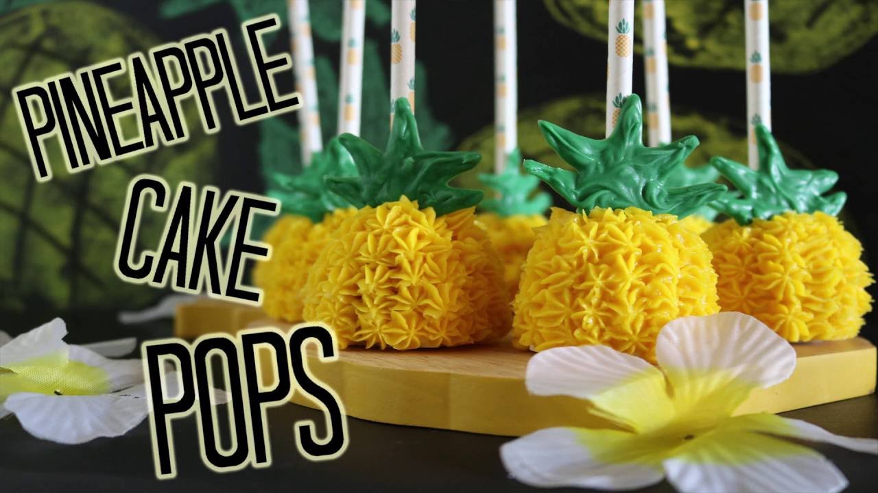 Pineapple Cake Pops! - TEST VIDEO