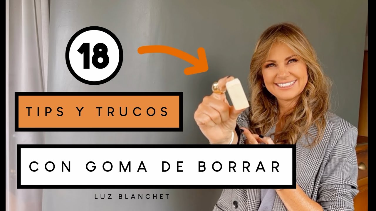 18 ideas INCREÍBLES con GOMAS DE BORRAR que necesitas probar / Luz Blanchet