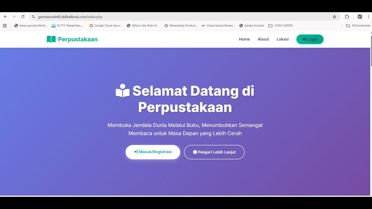 TUGAS PROJECT - SISTEM PERPUSTAKAAN - KELOMPOK 9 07TPLP006