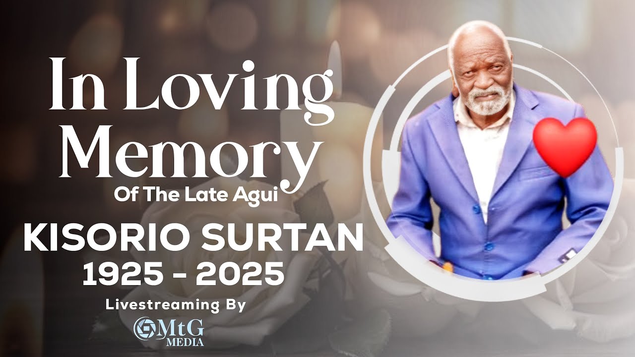 IN LOVING MEMORY OF AGUI KISORIO ARAP SURTAN
