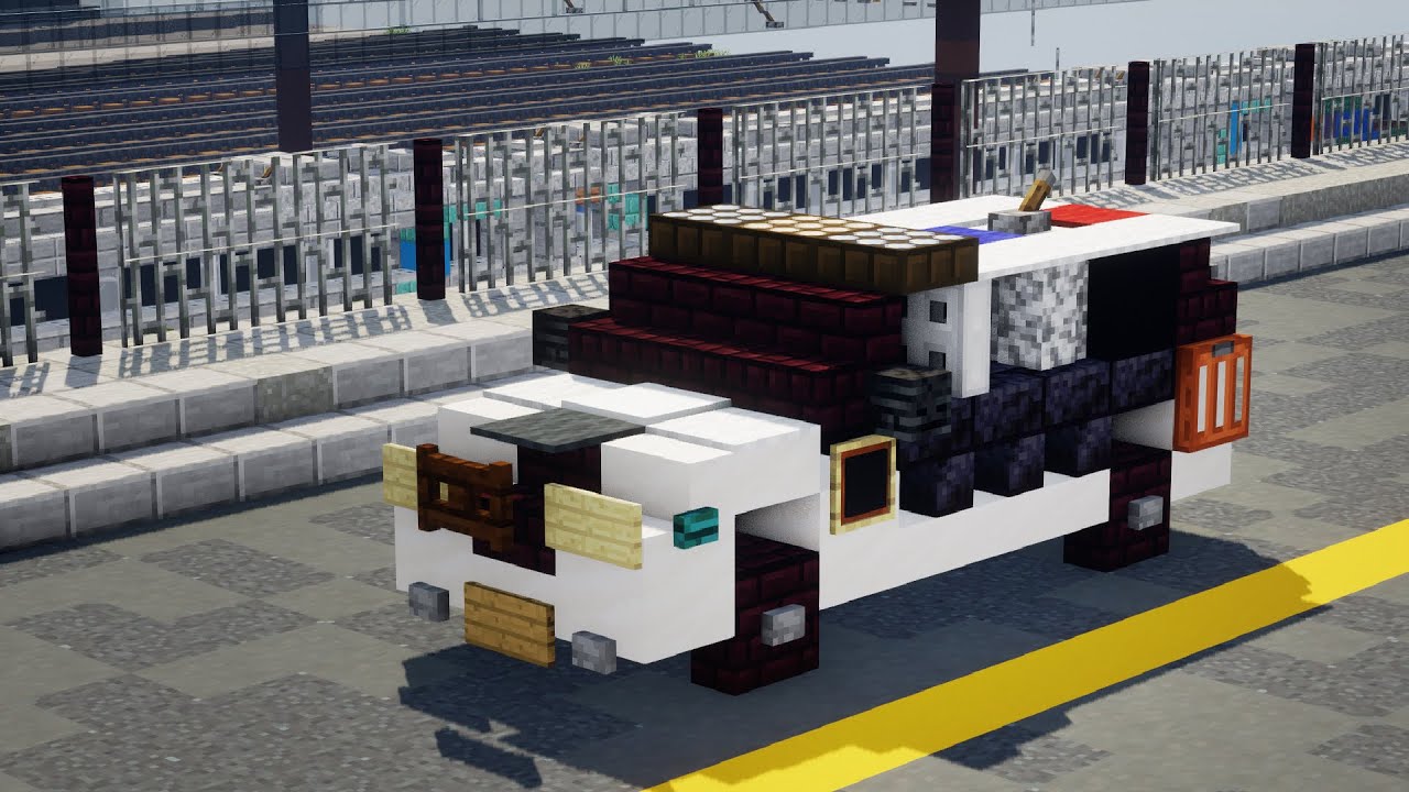 Minecraft Amtrak Police Chevy Tahoe Tutorial
