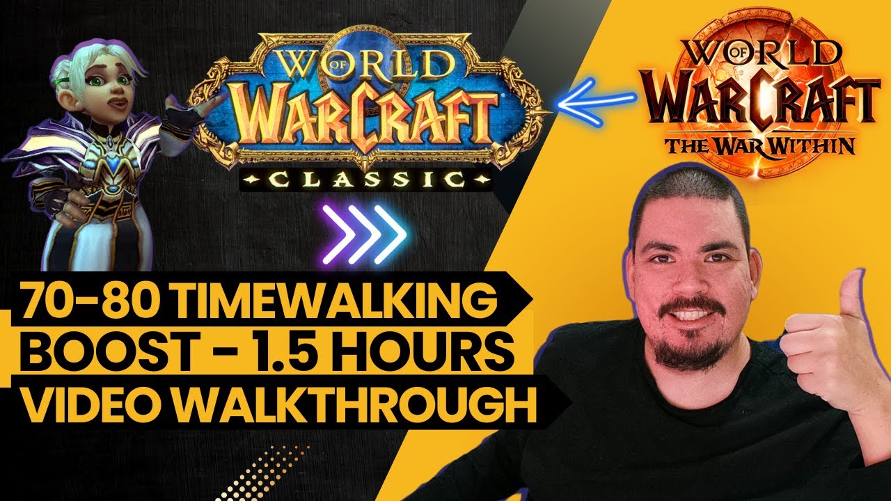 Level 70 to 80 in 1.5 Hours! Classic Timewalking Boost Guide with My Twink Demon Hunter