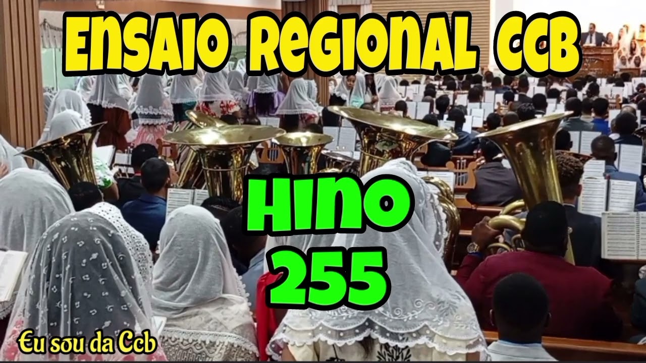 Hino Ccb 255- Jesus é a Nossa Rocha, Ensaio Regional Ccb!!