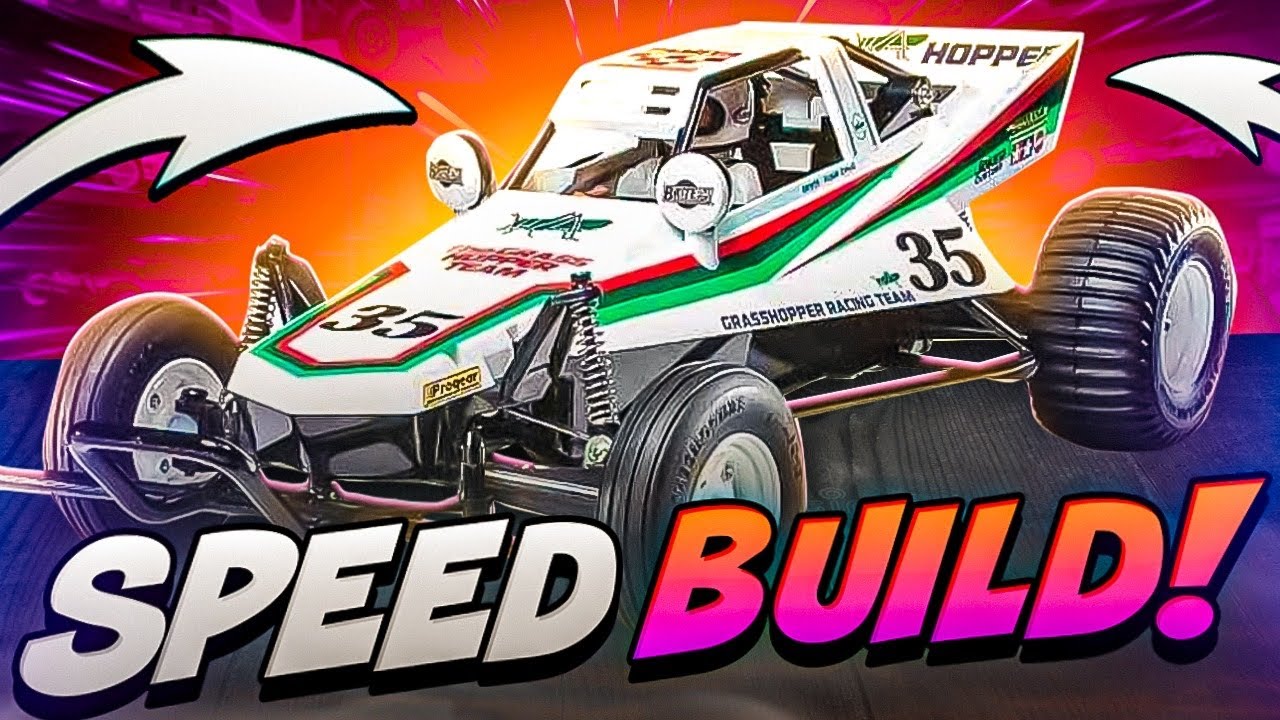 Can I Build, Paint & Fit Electronics In This Tamiya Classic RC Buggy In just 2.5 Hours? Speed Build!