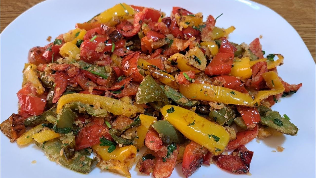 Peperoni ammollicati alla Siciliana..gustosi e leggeri */