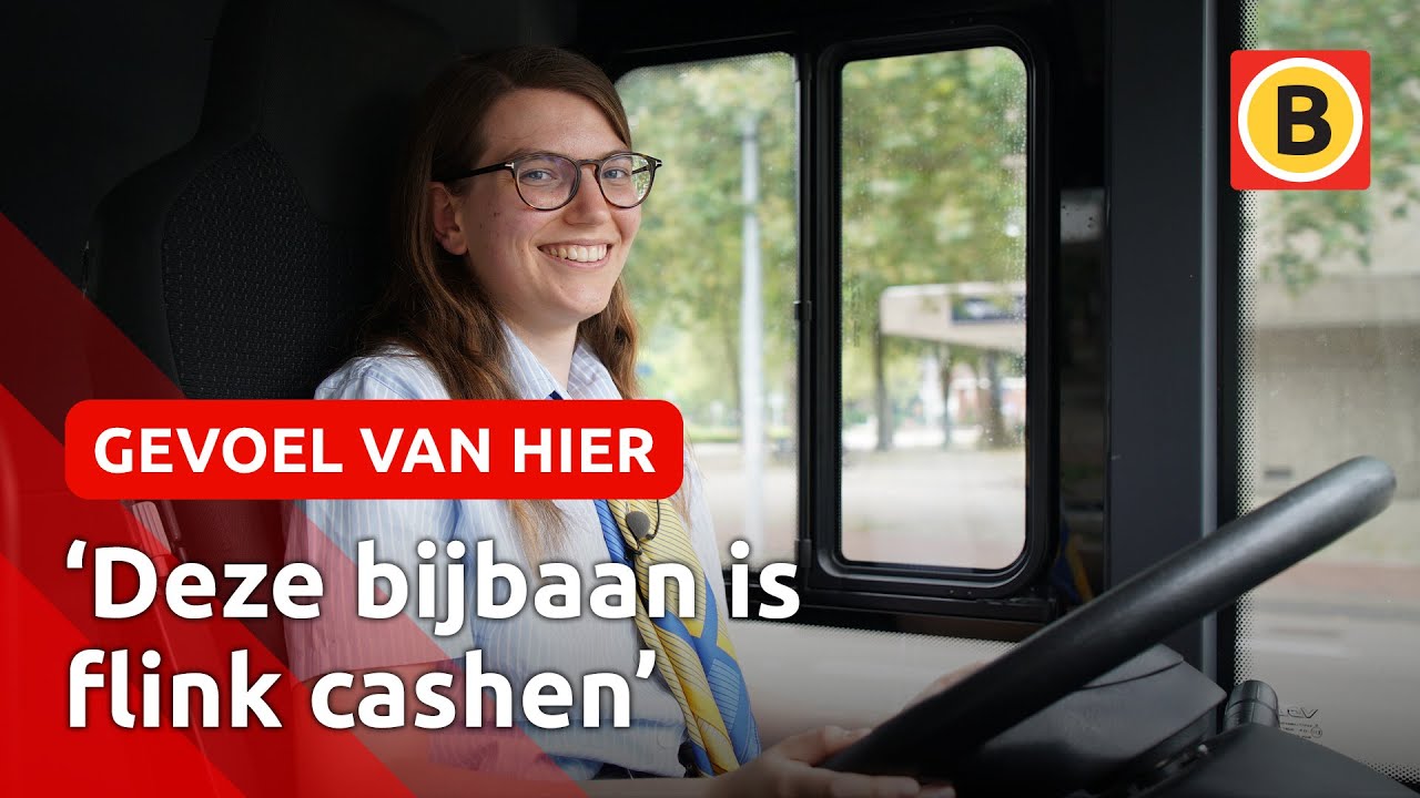 Sanne (24) is BUSCHAUFFEUR 🚌 | Omroep Brabant
