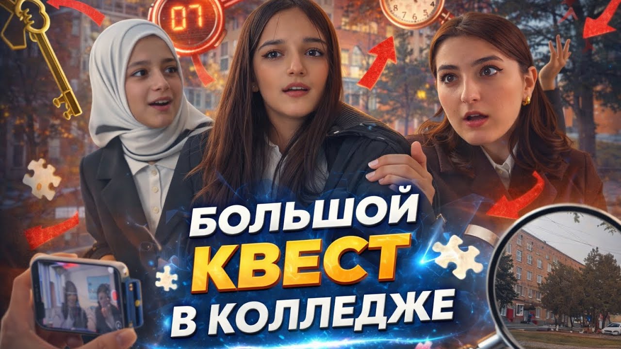 Большой квест в колледже #квест #колледж #игра 