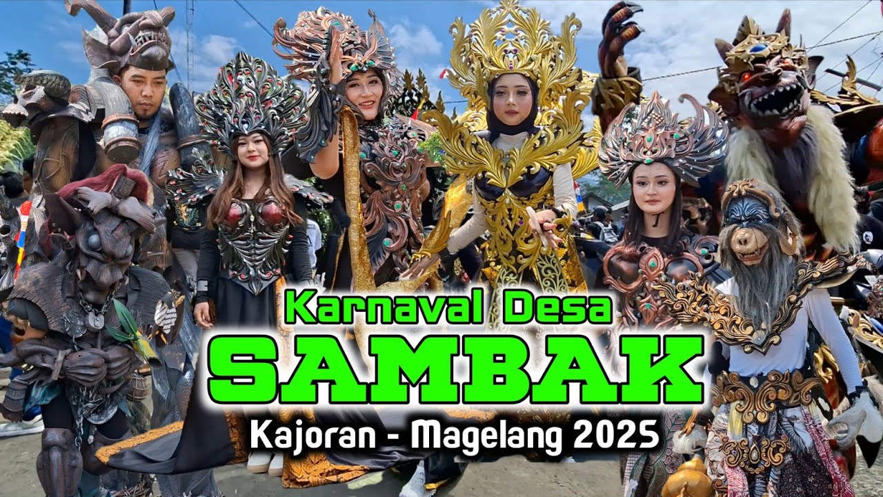 Karnaval desa Sambak kec Kajoran Magelang Jateng 18 Agustus 2025