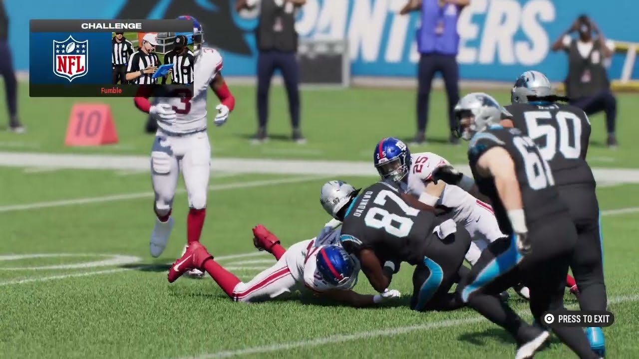 2026: Week 17 - Giants vs. Panthers 1st Half