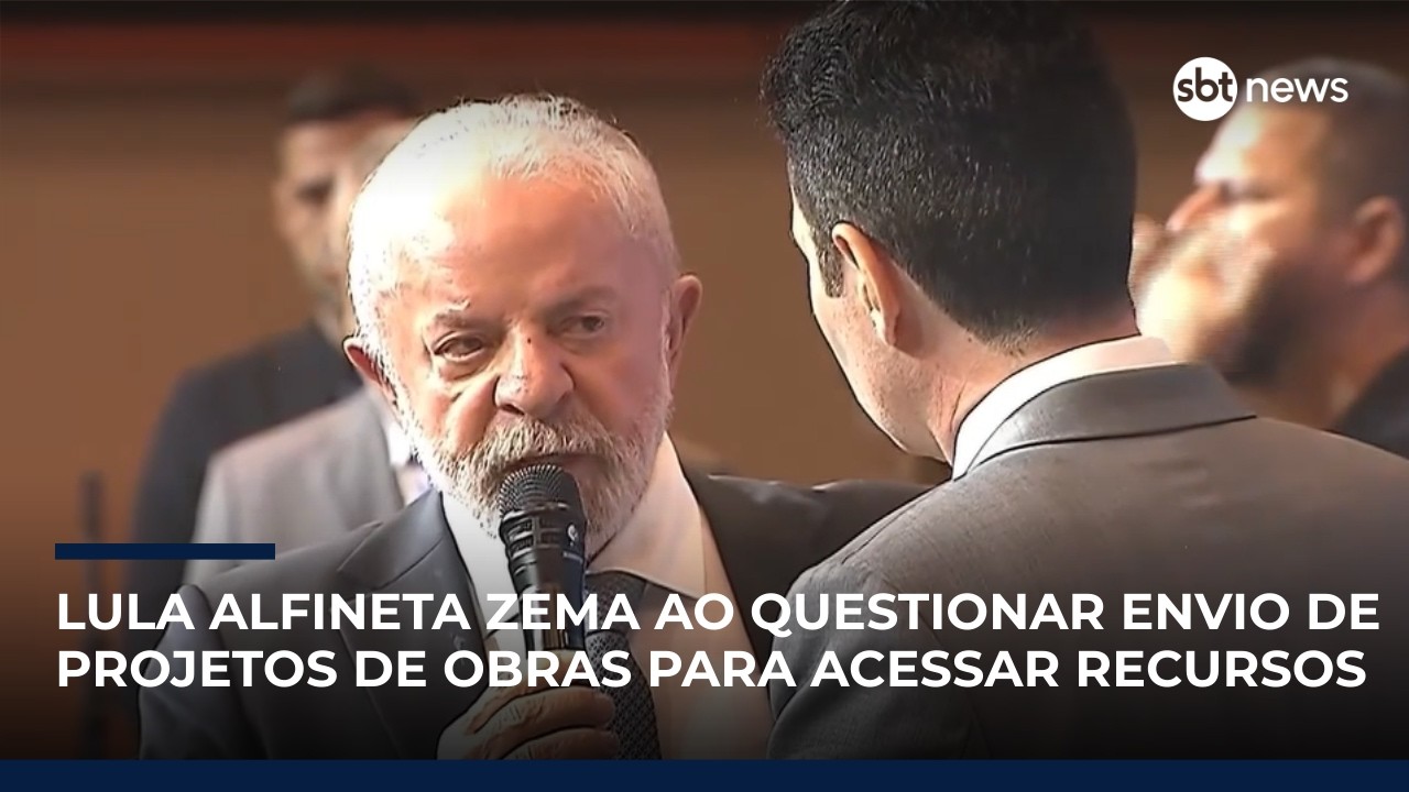 Lula alfineta Zema ao questionar envio de projetos de obras para acessar recursos do PAC