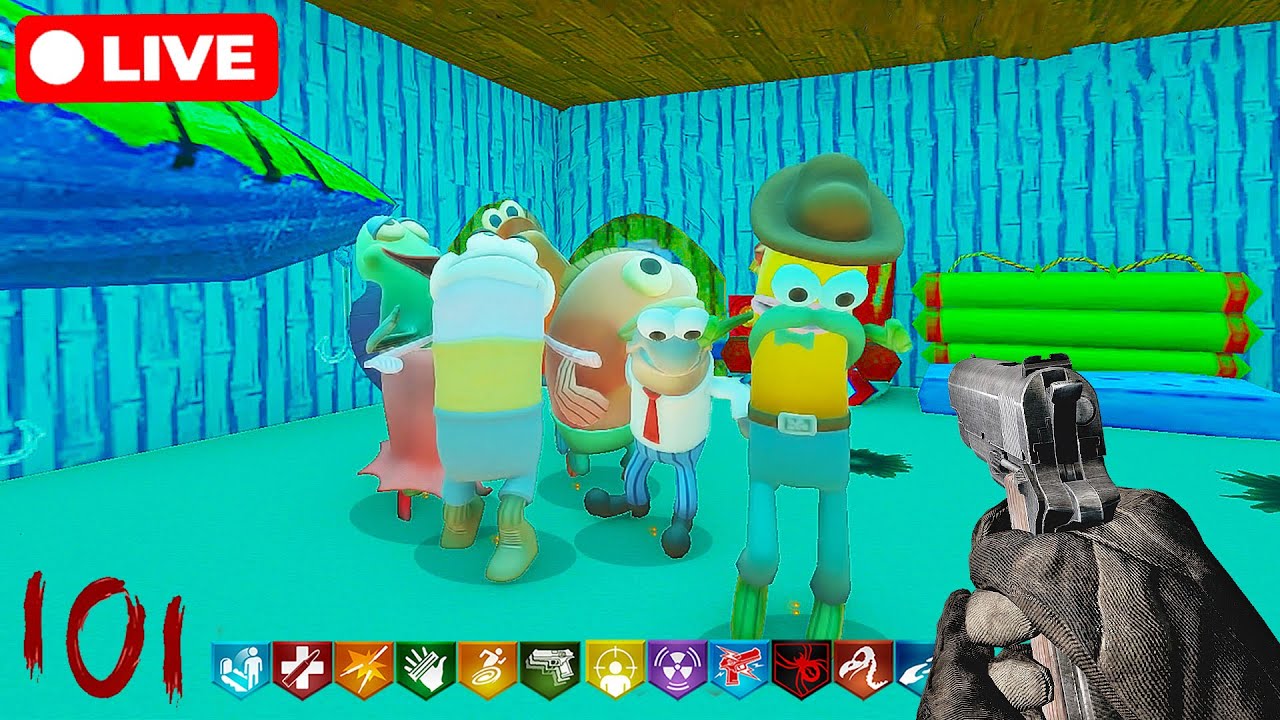 SPONGEBOB ZOMBIES!! (Black Ops 3 Custom Zombies)